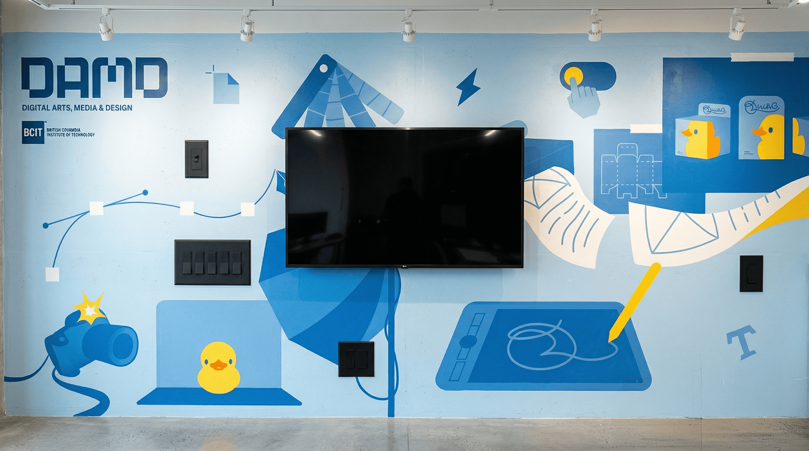 BCIT Digital Arts, Media, and Design (DAMD) Mural